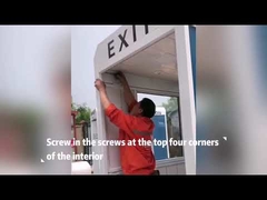 Folded infection Temperature Measurement And Disinfection Channel